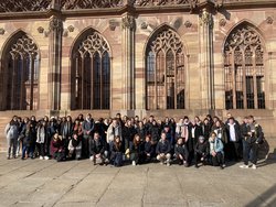 Die Schülerinnen und Schüler aus Alsfeld und Frankreich besuchten gemeinsam Straßburg. (© A. Schwarzmeier)
