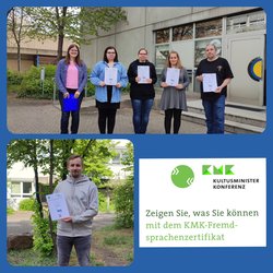 Zeigen Sie, was Sie können mit dem KMK-Fremdsprachenzertifikat – KBS Grafschaft Bentheim (kbs-noh.de) und privat (Sarah Schäfer)